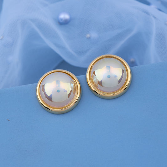 Round Golden Earrings