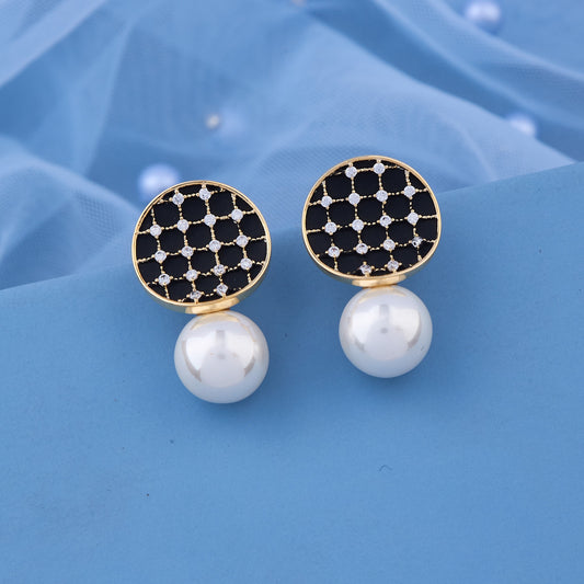 Radiance in Bloom Artistic Gold Earrings