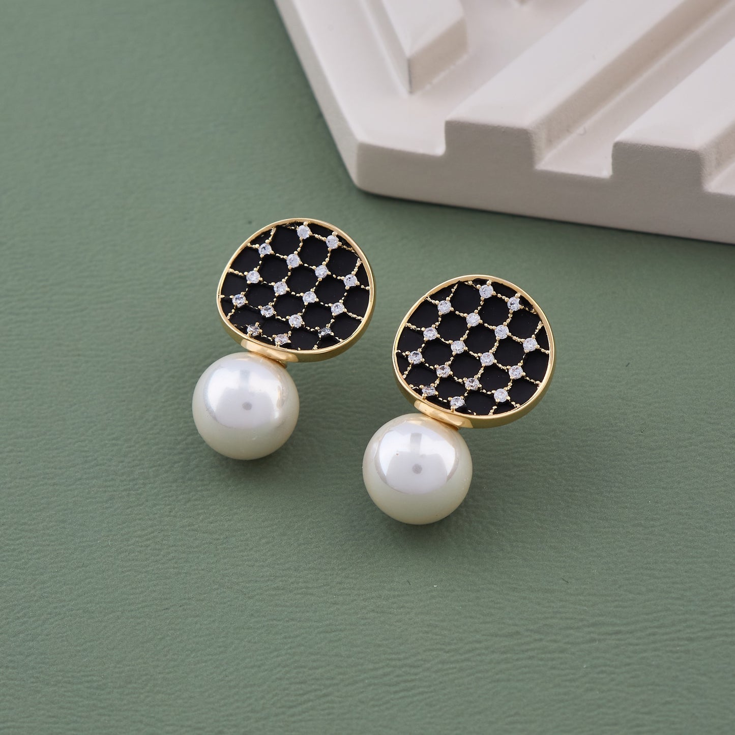 Radiance in Bloom Artistic Gold Earrings