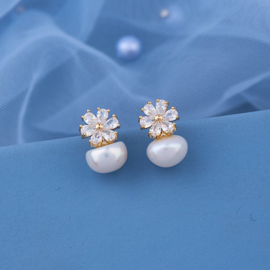 Gleaming Elegance Statement Earrings