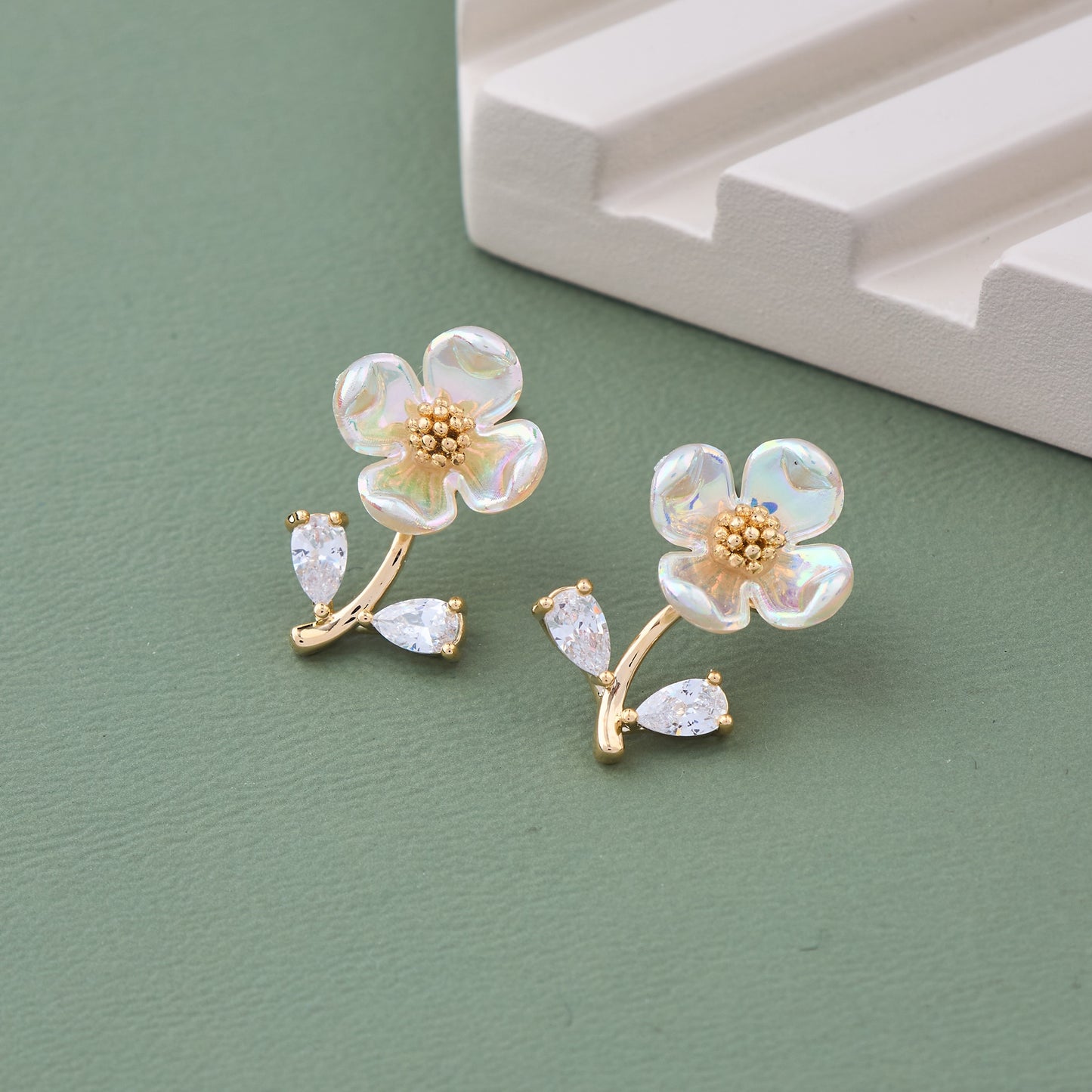Petal-Inspired Elegance: Floral Earrings