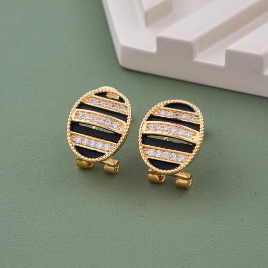 Radiance Refined Gold & Diamond Earrings