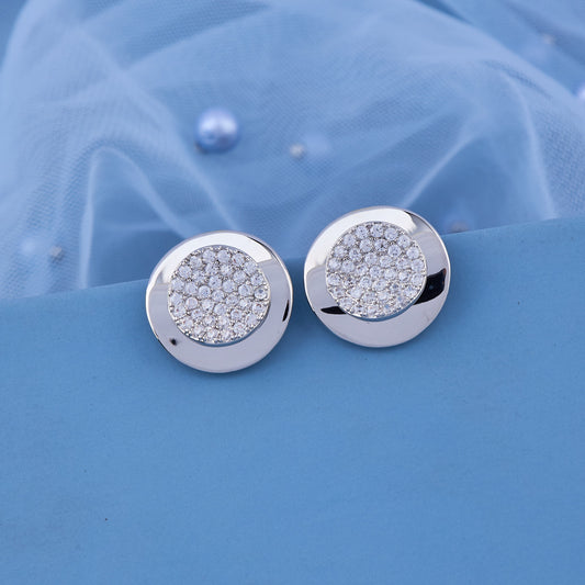 Moonlit Grace Silver Earrings
