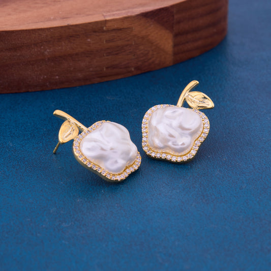 Fruit-Shaped Earrings with Vibrant Colors