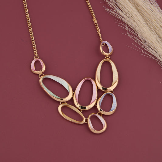 Intricate Copper Necklace & Earrings Set
