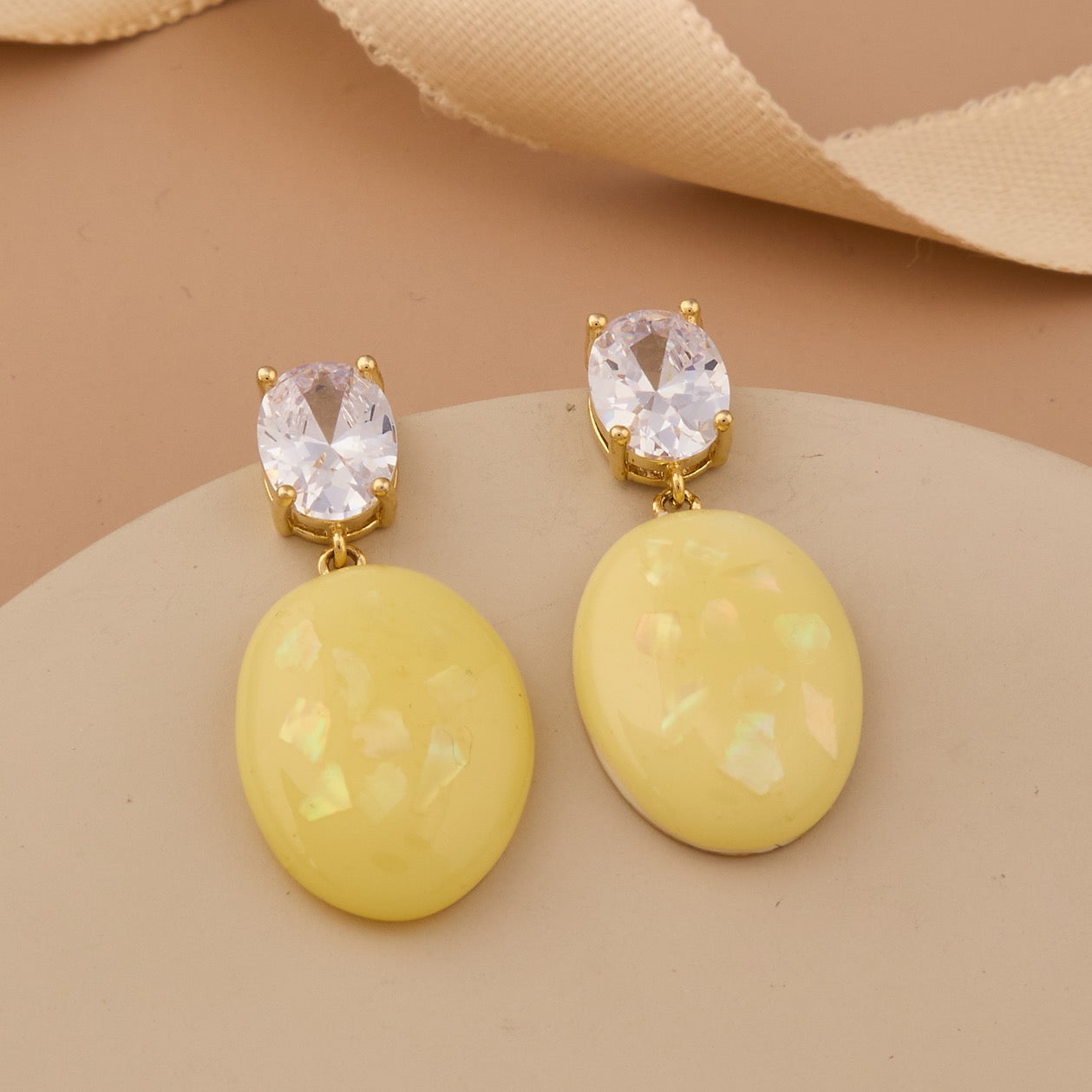 Gemstone Earrings Elegant & Minimalist Design