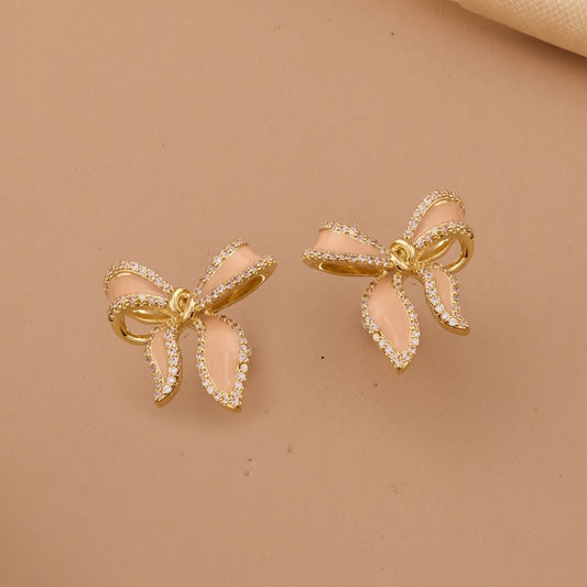 Charming Bow Earrings Elegant & Playful