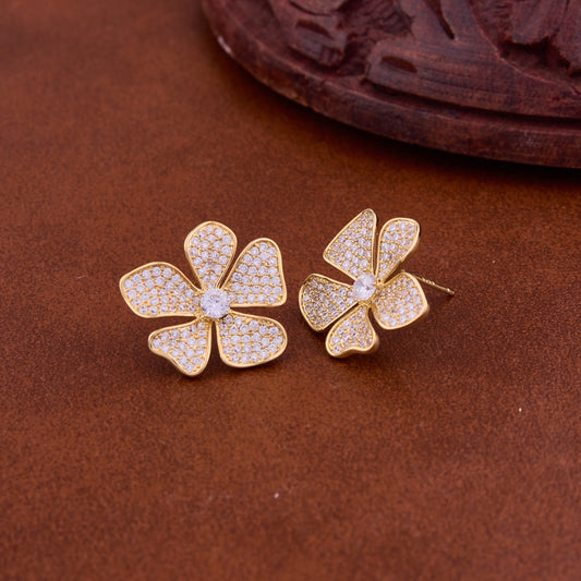 Radiance Diamond Embellished Statement Earrings