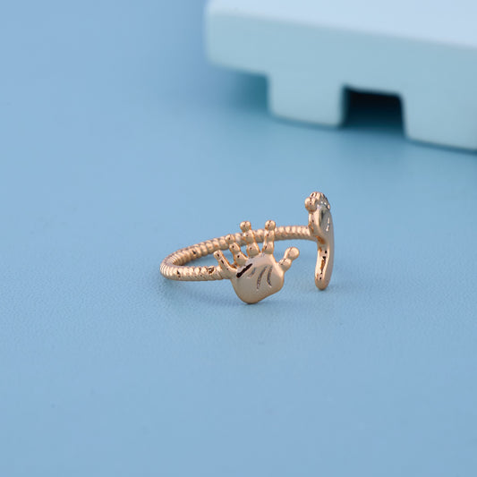 Baby Hand & Foot Golden Ring