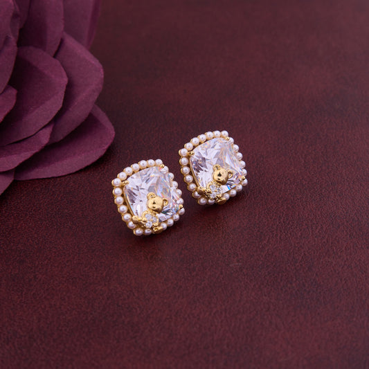 Intricate Elegance Teddy Earrings