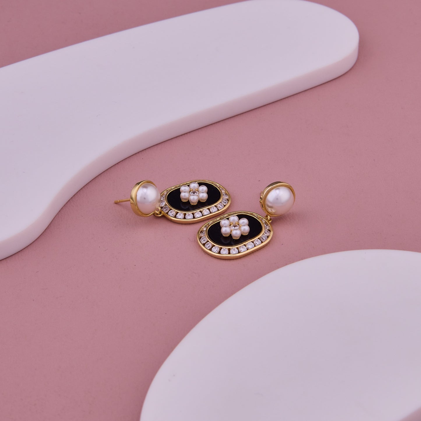 Elegant Circular Statement Earrings