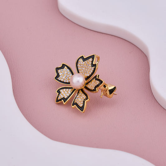 Sparkling Flower Brooch