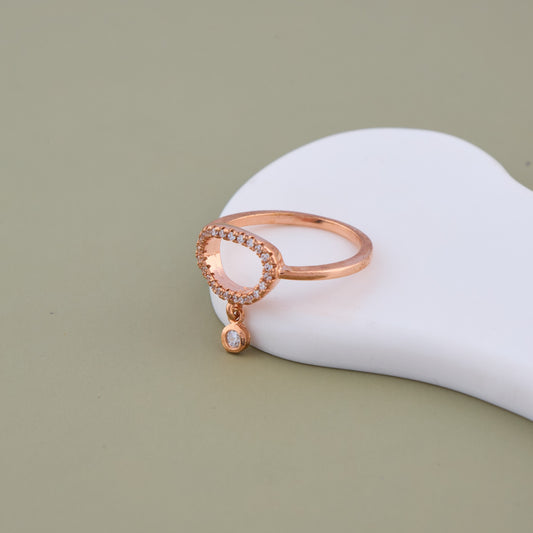 Oval Charm Ring