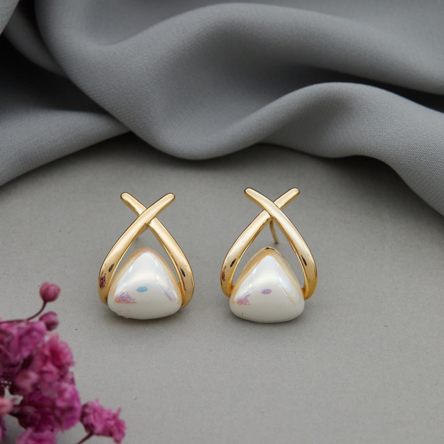 Floral Gemstone Earrings Intricate & Elegant Body Jewelry