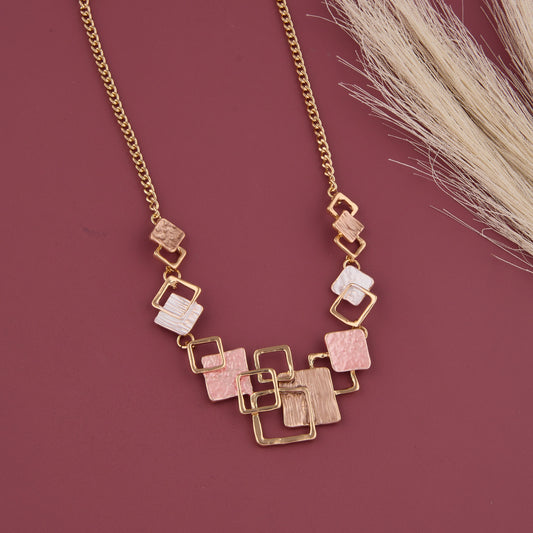 Elegant Necklace & Earrings Set Intricate Fashion Accessories