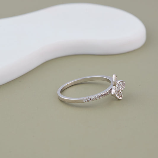 Crystal Butterfly Ring