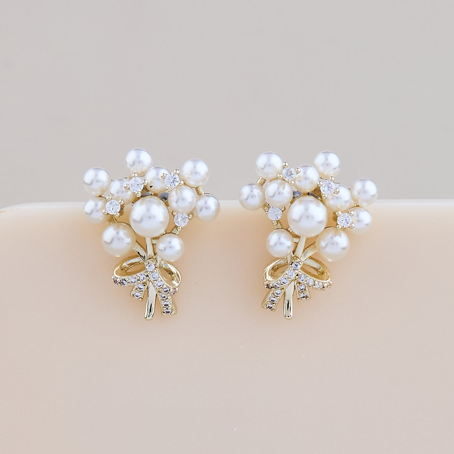 Pearl Blossom Bouquet Earrings