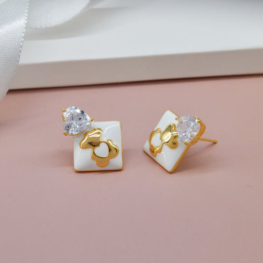 Teddy Bear Earrings Playful Handmade Charm