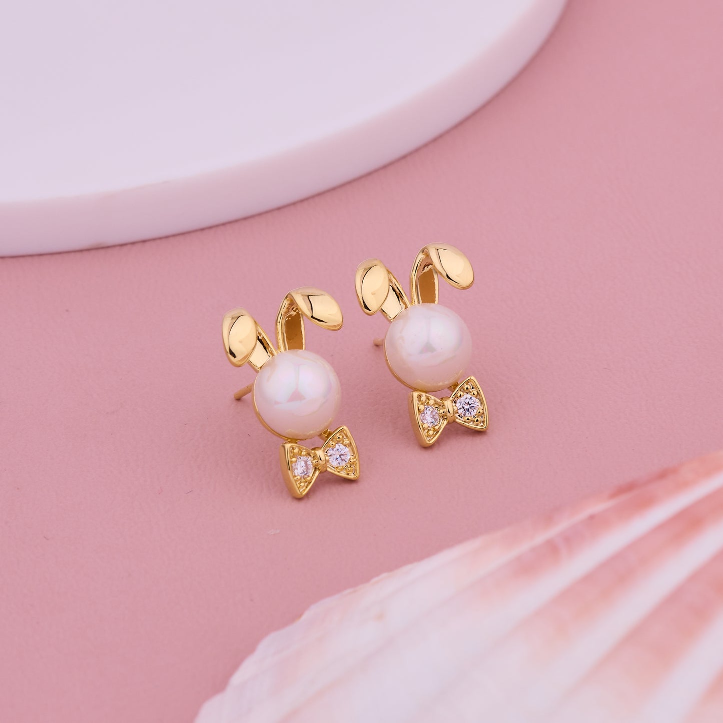Bunny Pearl Earrings