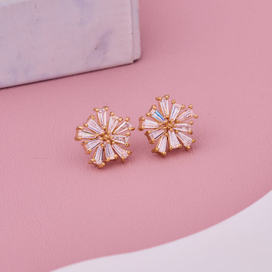 Floral Diamond Earrings