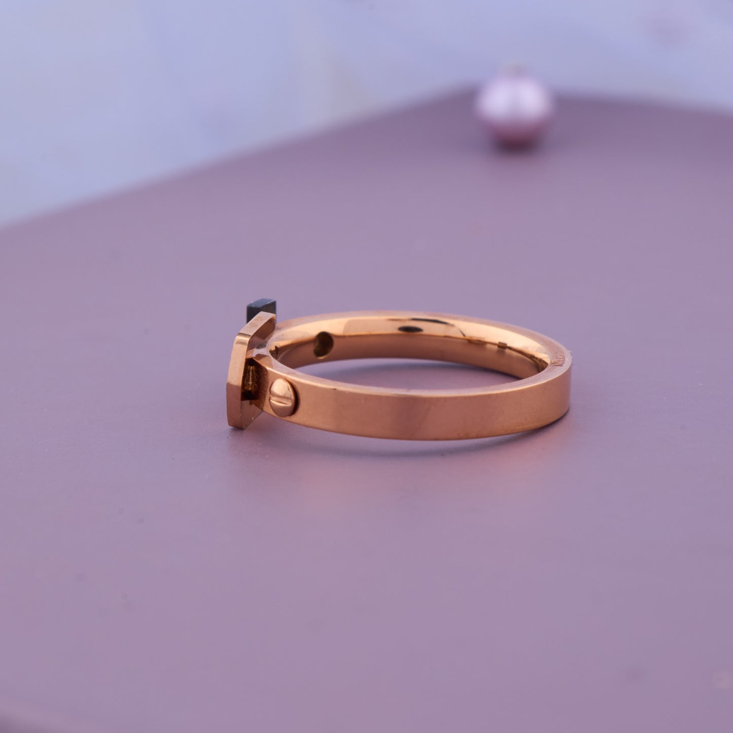 Rose Golden Buckle Ring