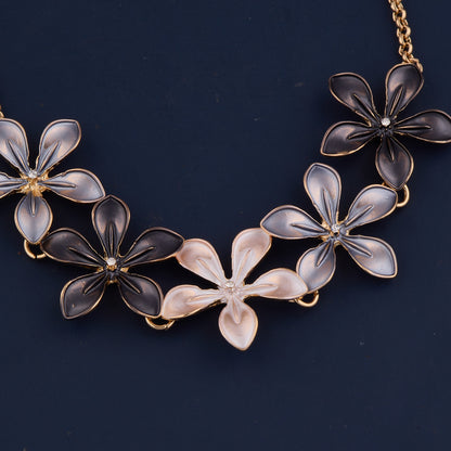 Floral Necklace Nature-Inspired Jewelry