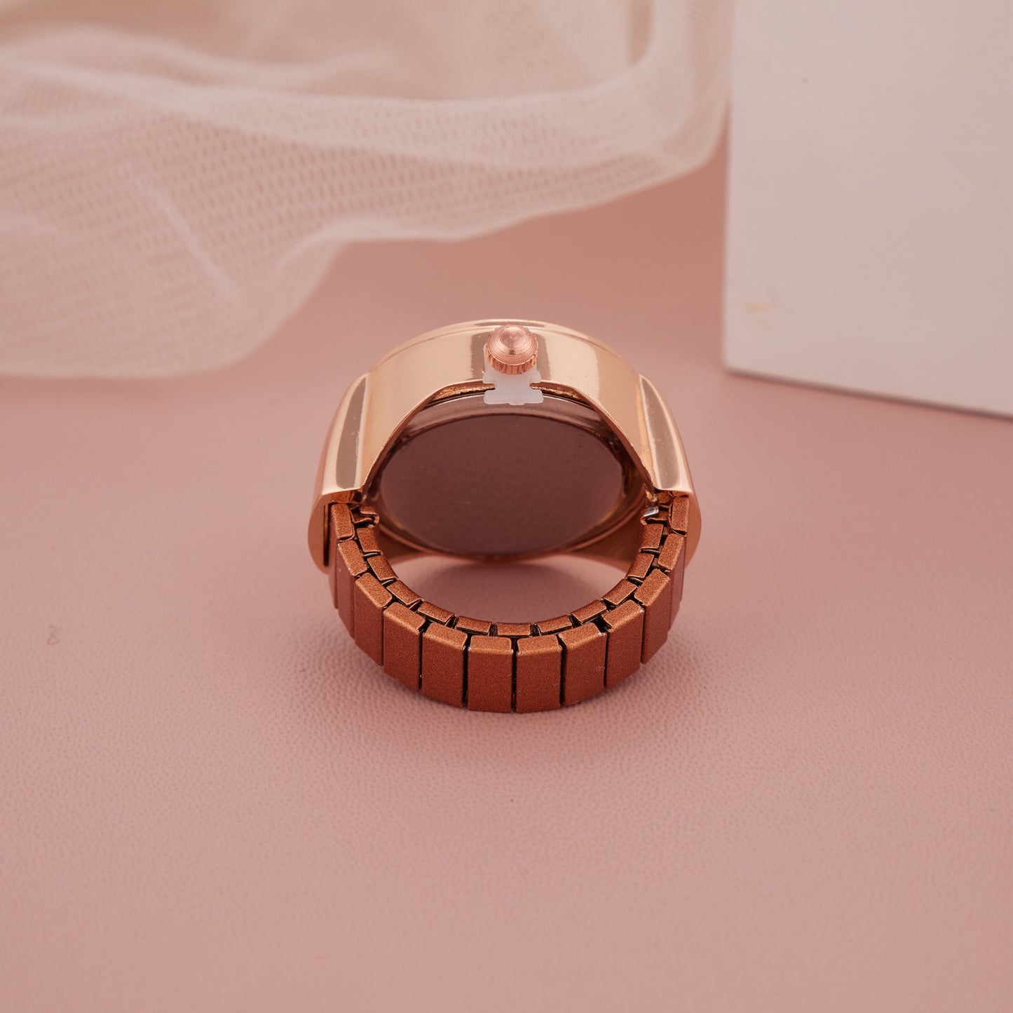 Rose Gold Ring Watch with Colorful Star Motif Dial – GC Premium Jewellery