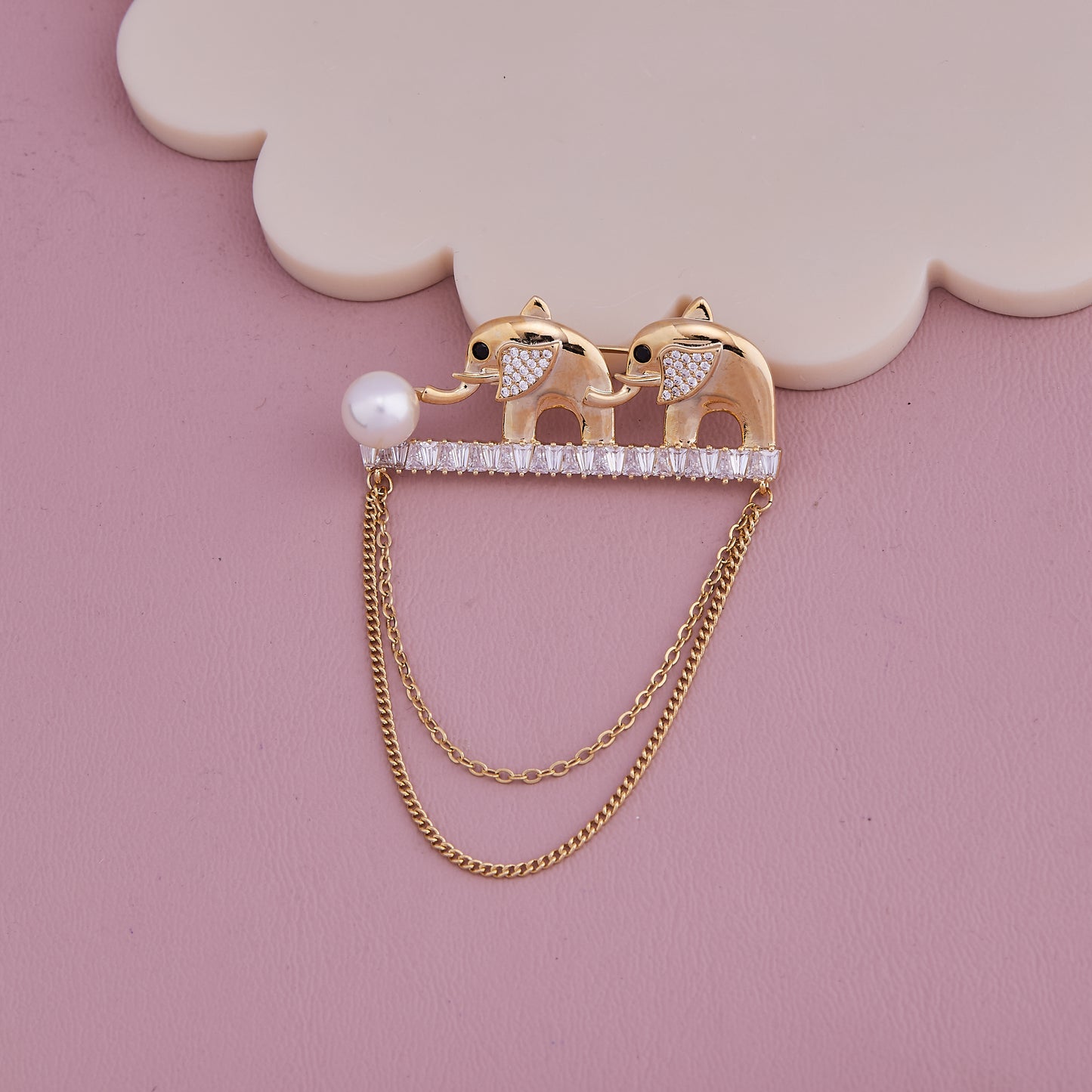 Royal Elephant Brooch