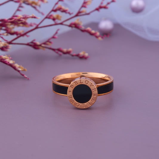 Belove Black Ring