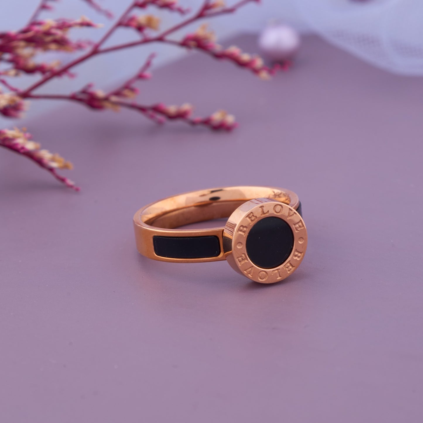 Belove Black Ring