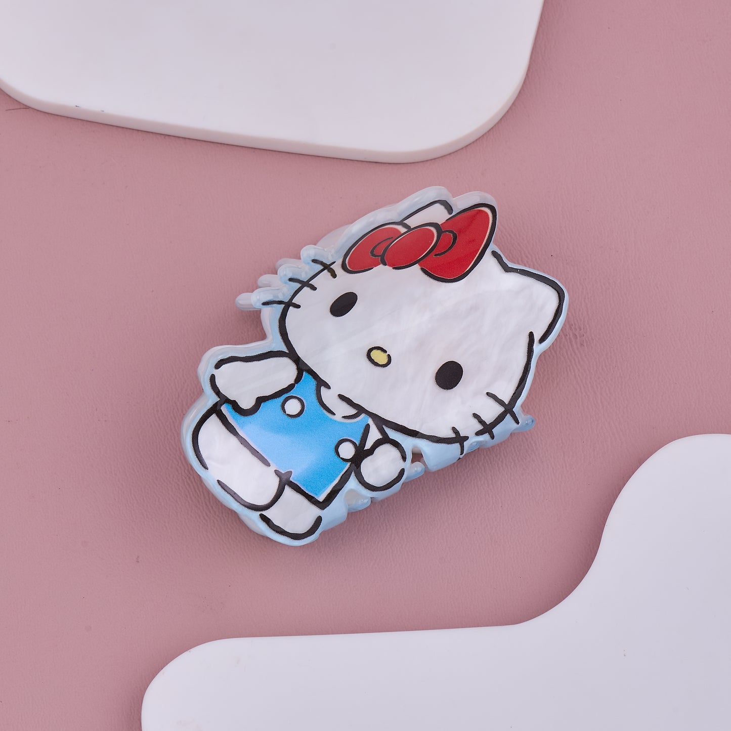 Hello Kitty Hair Claw Clip Blue Dress Design
