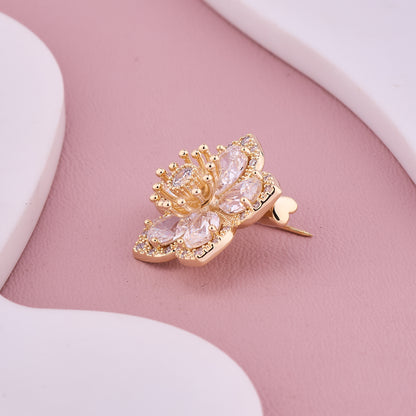 Crystal Blossom Brooch