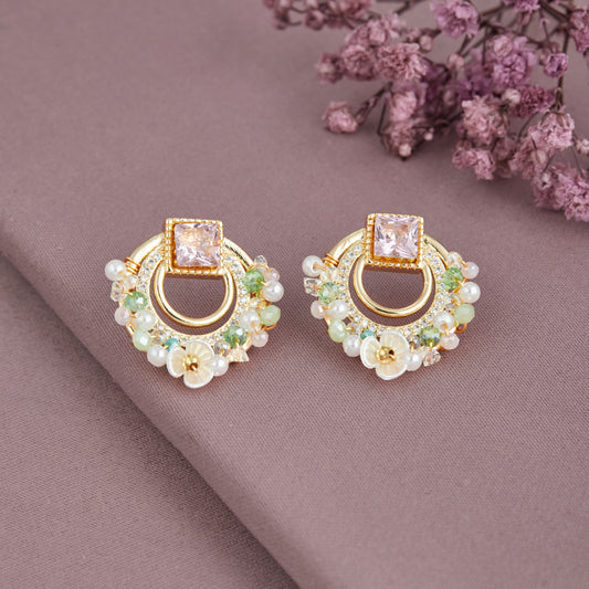 Floral Earrings Nature-Inspired Artistic Jewelry
