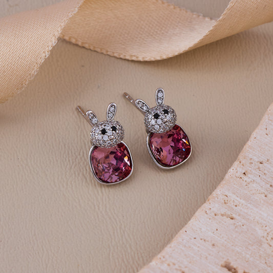 Adorable bunny-themed earrings