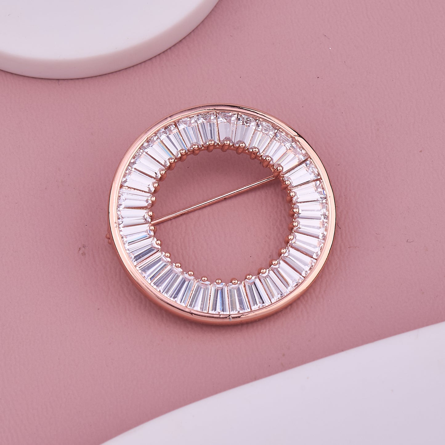 Elegant Circle Brooch