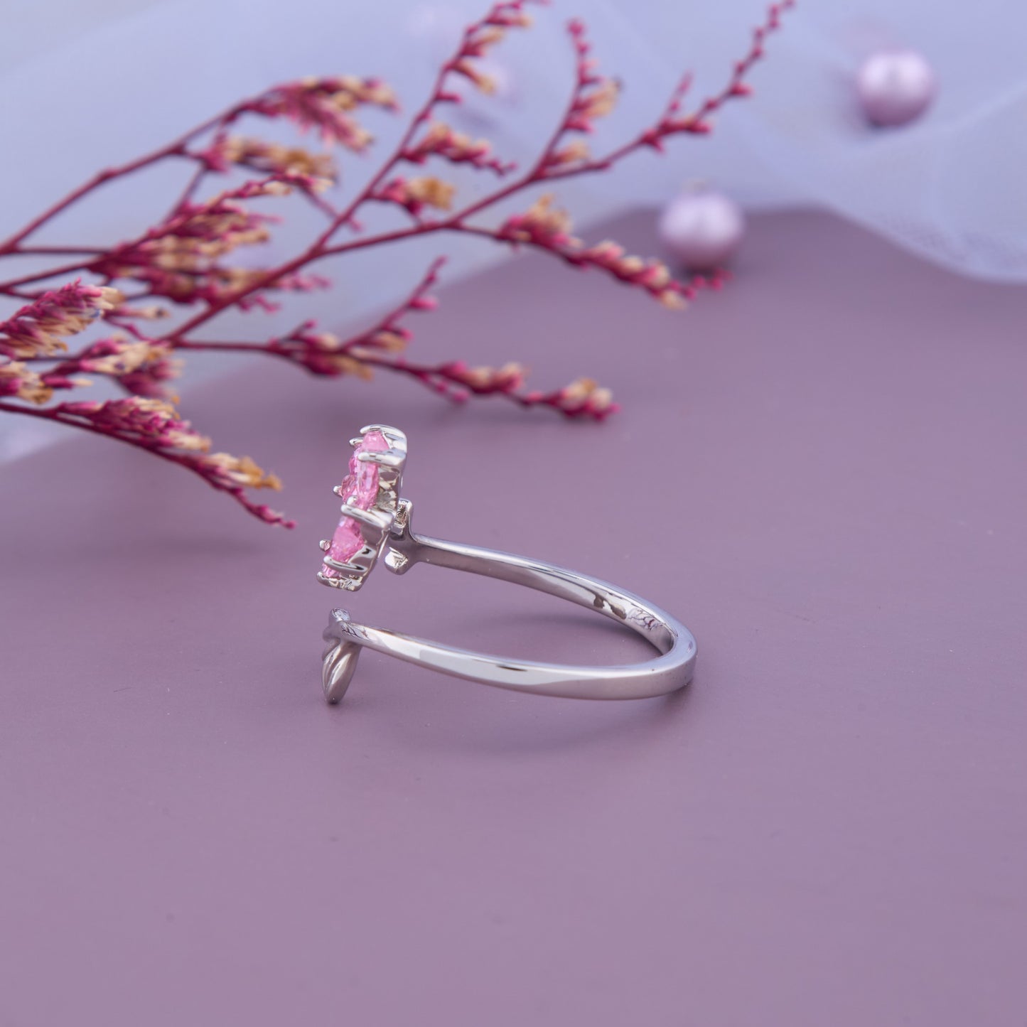 Pink Blossom Ring