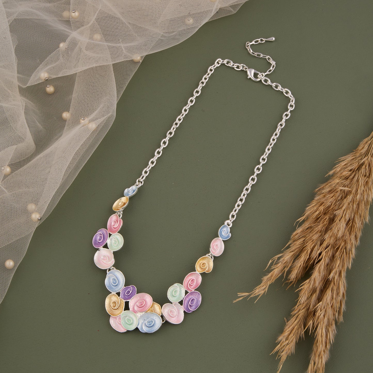 Intricate Beaded Necklace with Unique Details