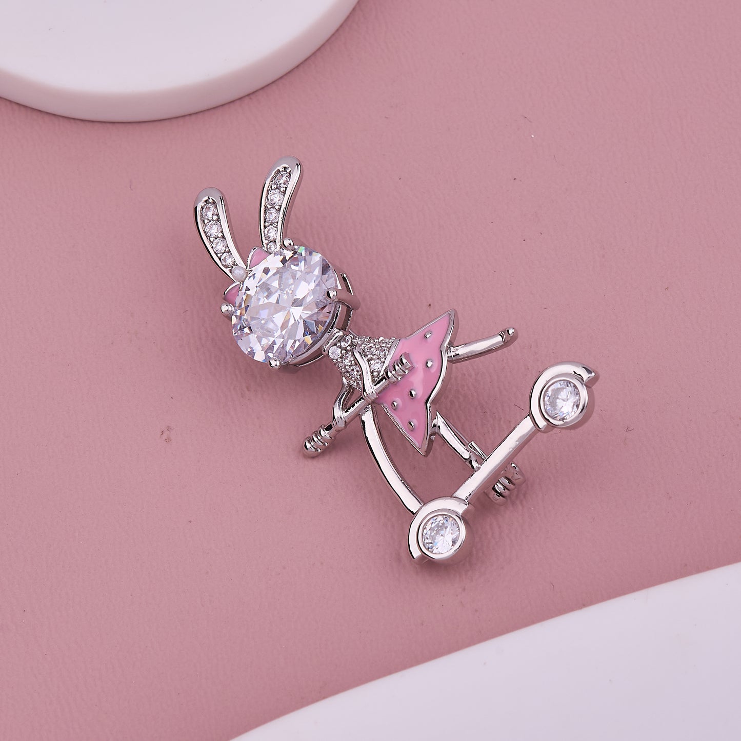 Scooter Bunny Brooch