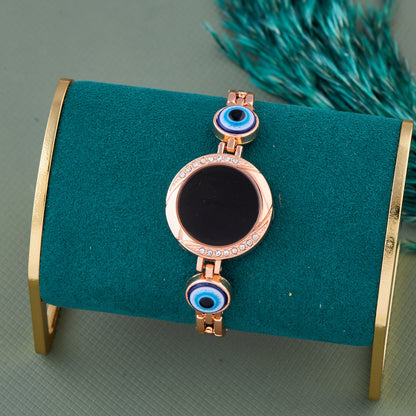 Evil Eye Rose Gold Elegant Rose Gold Digital Watch