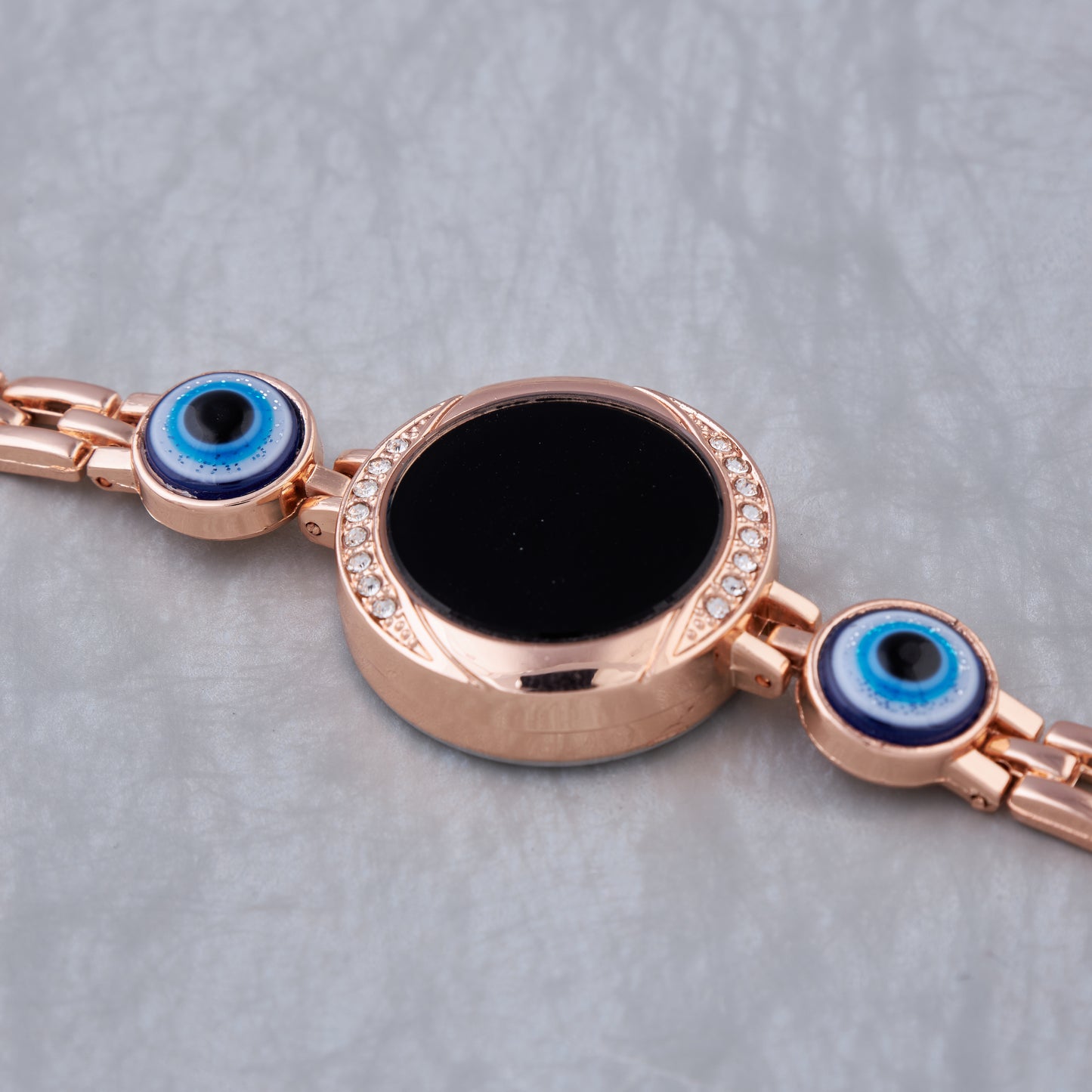 Evil Eye Rose Gold Elegant Rose Gold Digital Watch