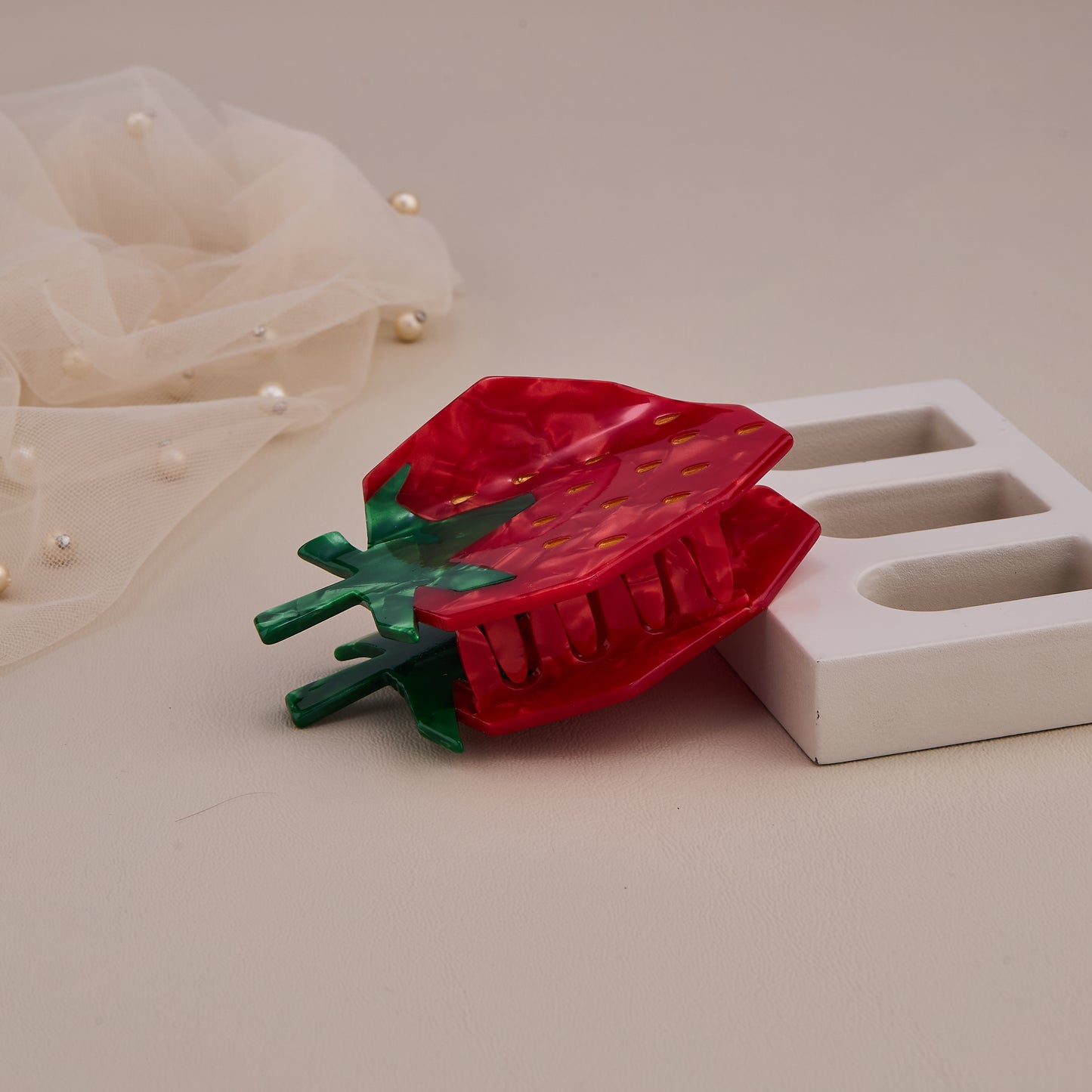 Strawberry Design Hair Claw Clip