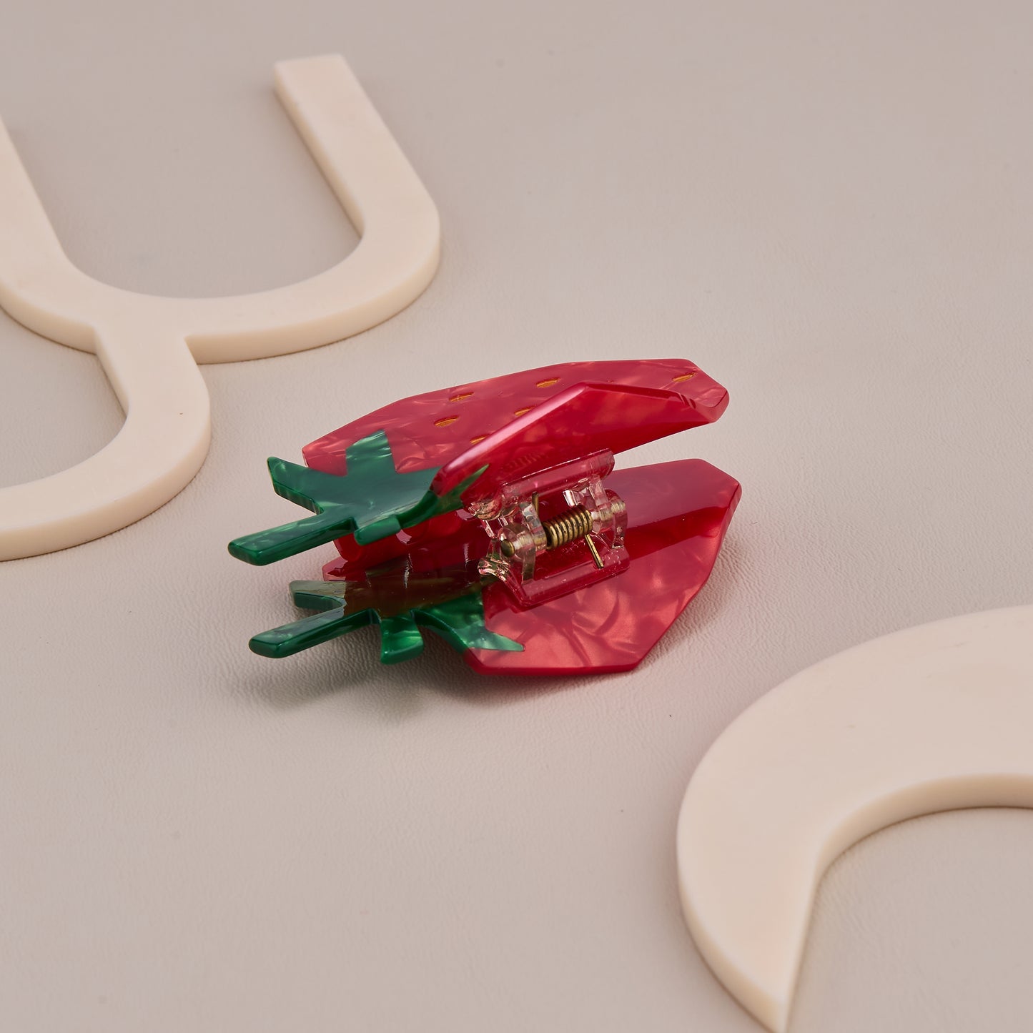 Strawberry Design Hair Claw Clip