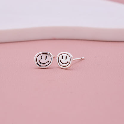 Smiley Face Stud Earrings