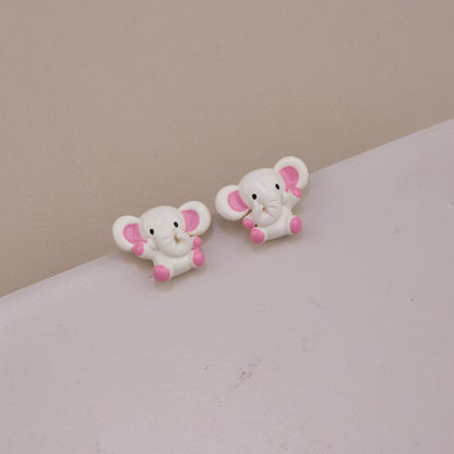 Cute Elephant Stud Earrings