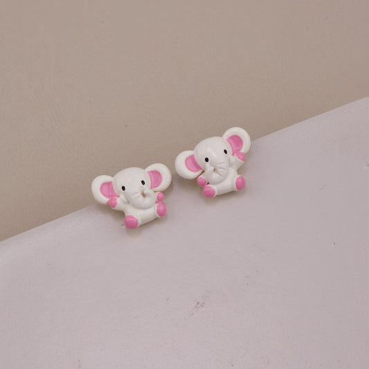 Cute Elephant Stud Earrings