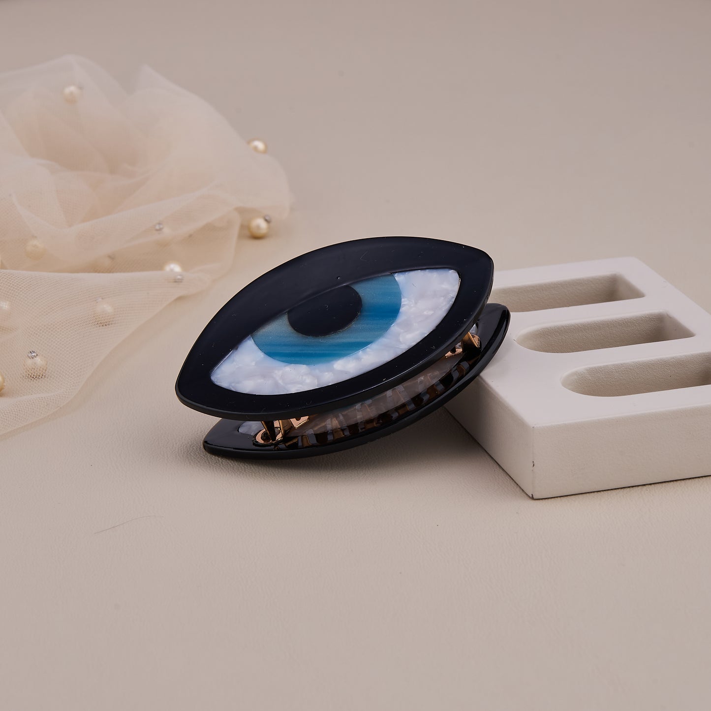 Evil Eye Hair Claw Clip