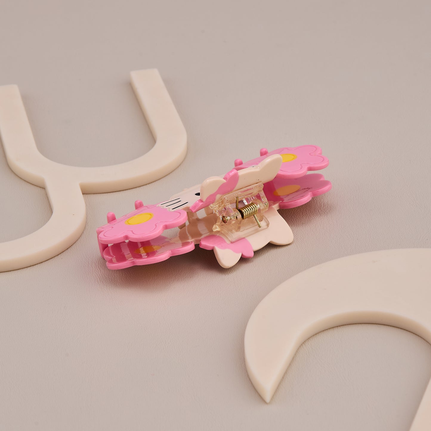 Hello Kitty Flower Hair Claw Clip