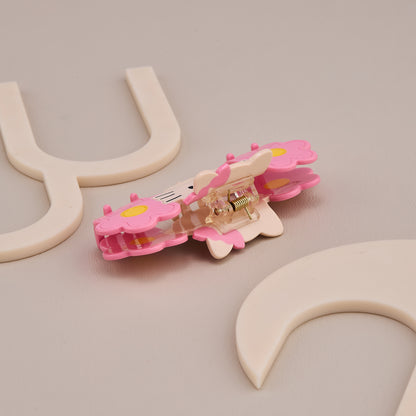 Hello Kitty Flower Hair Claw Clip