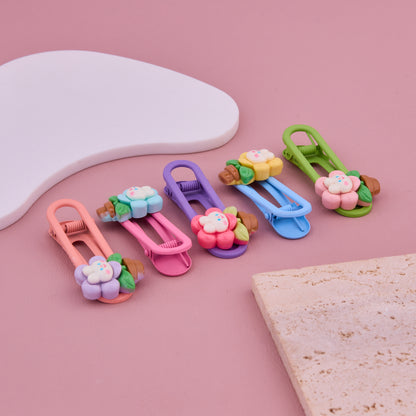 Floral Baby Hair Clips