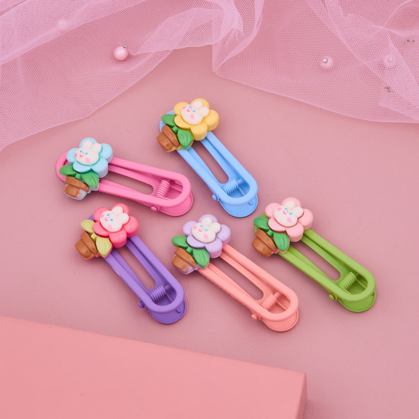 Floral Baby Hair Clips